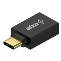 AlzaPower USB-C (M) to USB-A (F) 3.0 OTG černý