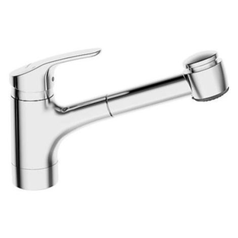 Hansa Mix dřezová baterie s vytahovací sprškou, 2 proudy chrom 01361183