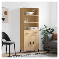 vidaXL Skříň highboard dub sonoma 69,5 x 34 x 180 cm kompozitní dřevo