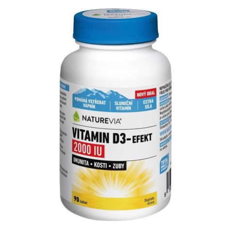 Naturevia Vitamin D3-efekt 2000iu Tbl.90