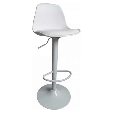 Tempo Kondela Barová židle DOBBY - bílá + kupón KONDELA10 na okamžitou slevu 3% (kupón uplatníte