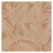 Dekornik Tapeta velké palmové listy skořicová 280×100 cm