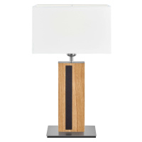 HerzBlut HerzBlut Maive stolní lampa bílá, dub olej, 56 cm