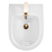 REA Závěsný bidet Carlo Mini White Gold Edge REA-C6990