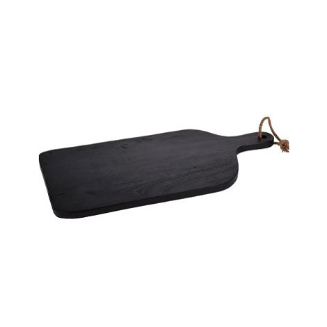 H&L Dřevěné prkénko / deska 59cm, černá