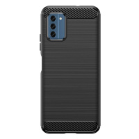 Silikonové pouzdro Carbon Case pro Nokia C300 - černé