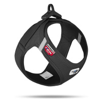 CURLI Postroj pro psy se sponou Air-Mesh Black XL, 12-18kg