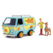 Autíčko Scooby-Doo Mystery Van Jada kovové s otevíracími dveřmi a 2 figurkami délka 16 cm 1:24