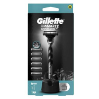 GILLETTE Mach3 Charcoal + hlavice 6 ks