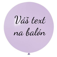 Personal Balón s textem - Liliový 80 cm