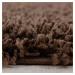 Ayyildiz koberce Kusový koberec Dream Shaggy 4000 Brown kruh - 80x80 (průměr) kruh cm