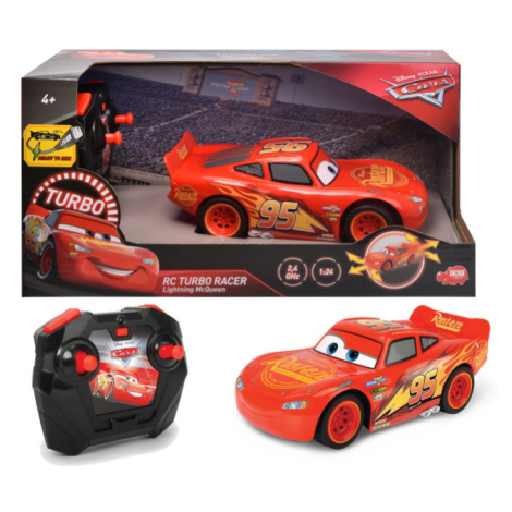 Dickie RC Cars 3 Blesk McQueen Turbo Racer 1:24, 17cm, 2kan