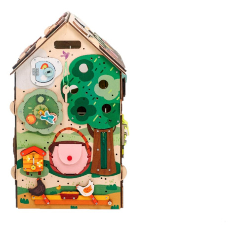 eliNeli Svítící activity board domeček - Farma