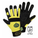 Pracovní rukavice anti-shock, CLARINOR - syntetická kůže, velikost L (9)