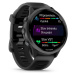Garmin Forerunner 570 47 mm tmavě šedá hliníková luneta s černým poloprůhledným řemínkem