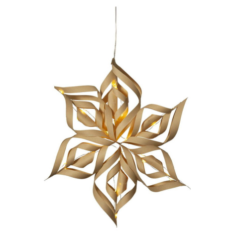 Světelná dekorace s vánočním motivem ve zlaté barvě Bella – Star Trading