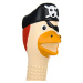 Reedog Duck Pirate, latexová pískací hračka, 23 cm