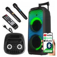 Výkonný Reproduktor Přenosný Bluetooth Sloupek Fm Rádio Mobilní Karaoke Partybox