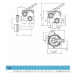 Astralpool Šesticestný ventil boční pro Cantabric 400, 500, 600 -  1 a 1/2"