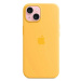 Kryt Apple MWNA3ZM/A iPhone 15 6.1" MagSafe radiant yellow/sunshine Silicone Case (MWNA3ZM/A)