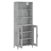 vidaXL Skříň highboard betonově šedá 69,5x34x180 cm kompozitní dřevo