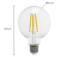 Arcchio Arcchio LED žárovka globe G95 E27 3,8W 2700K 806lm