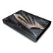 BERLINGERHAUS Sada nožů s nepřilnavým povrchem + prkénko 6 ks Black Silver Collection BH-2549