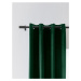 Tmavě zelený zatemňovací závěs VELVET 140x250 cm Zavěšení: Řasící páska