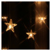 STAR TRADING Deset pramenů - LED světelná clona Star 20 žárovek