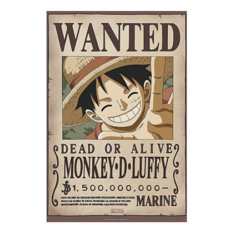 Plakát One Piece: Wanted Luffy GB Eye