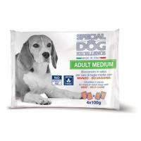 Monge SPECIAL DOG EXCELLENCE MEDIUM ADULT hovězí/zvěřina multi pack 4x100g kapsič