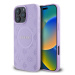 Pouzdro Guess Saffiano Peony Stamp MagSafe zadní kryt Apple iPhone 16 PRO MAX Purple