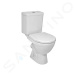 JIKA Lyra plus WC kombi, zadní odpad, boční napouštění, bílá H8263860002413