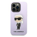 Karl Lagerfeld KLHCP14LSNIKBCU hard silikonové pouzdro iPhone 14 PRO 6.1" purple Silicone Ikonik