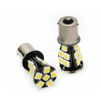 LED auto žárovka 12V BAY15S 21SMD5050 Dvouváknová