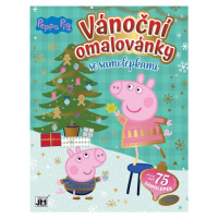 Peppa Pig - Vánoční omalovánky se samolepkami