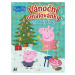 Peppa Pig - Vánoční omalovánky se samolepkami