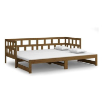 Výsuvná postel medově hnědá masivní borovice 2× (90 × 200) cm, 820225