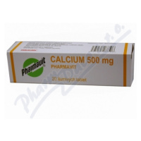 Calcium Pharmavit 500mg tbl.eff.20