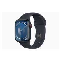 Apple Watch S9 Cell/41mm/Midnight/Sport Band/Midnight/-M/L
