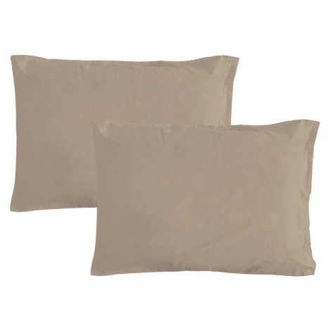 Gipetex Natural Dream Povlak na polštář italské výroby 100% bavlna - 2 ks tortora - 2 ks 70x90 c