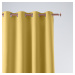 Dekorační závěs s kroužky CARMEN mustard/hořčicová 180x250 cm (cena za 1 kus) MyBestHome