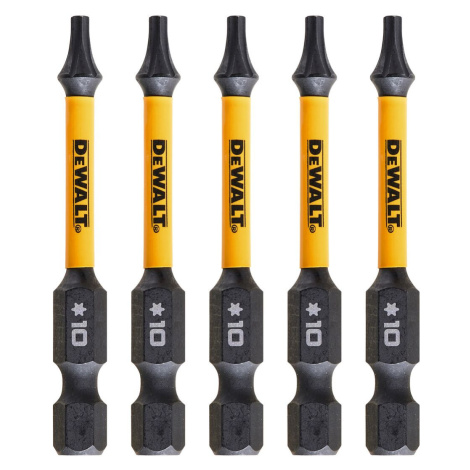 DeWALT DT7393T 1/4" HEX T10 Torx 57mm rázový torzní bit FlexTorq EXTREME - balení 5 ks