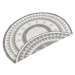 NORTHRUGS - Hanse Home koberce Kusový koberec Twin Supreme 103413 Jamaica grey creme kruh – na v