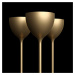 Rotaliana Rotaliana Drink LED stojací lampa, luxusní zlatá