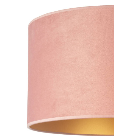 Duolla Stolní lampa Golden Roller výška 30cm růžová/zlatá