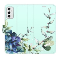 iSaprio flip pouzdro Blue Flowers pro Samsung Galaxy M52 5G