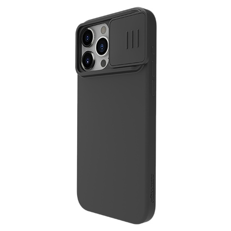 Silikonový kryt Nillkin CamShield Silky Magnetic pro Apple iPhone 15 Pro Max, black