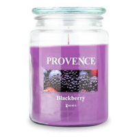 Provence Vonná svíčka ve skle 95 hodin ostružina