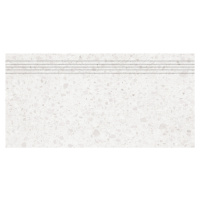 Schodovka Rako Porfido bílá 30x60 cm mat / lesk DCPSE810.1